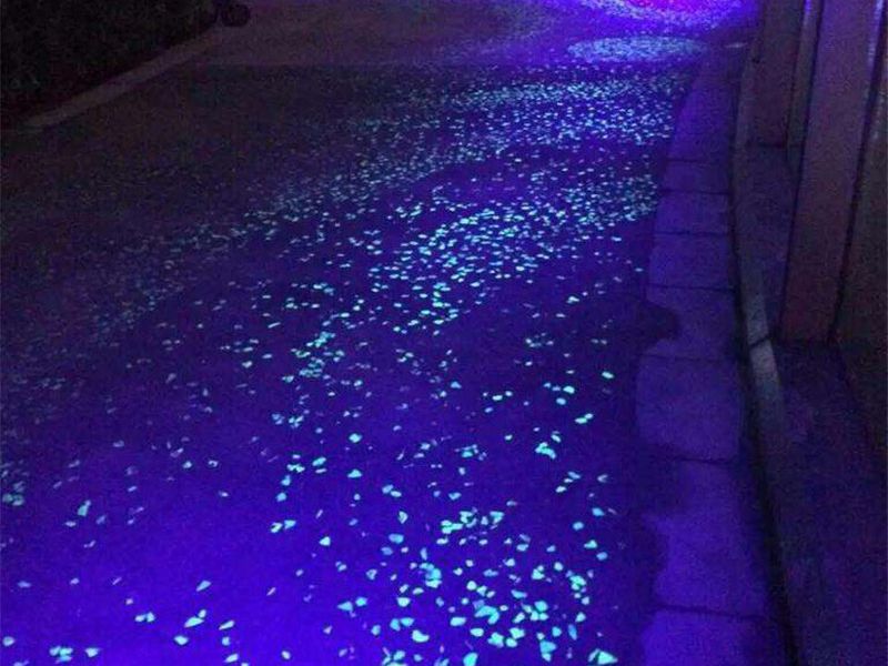 上海夜光路面